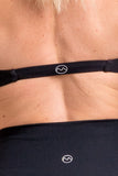 black halter bra
