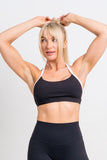 two tone halter bra