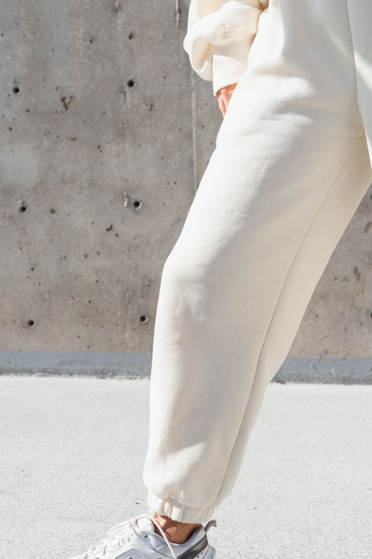 womens cream sweatpant