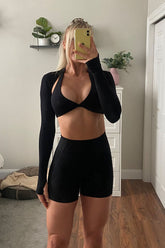 black bolero shrug