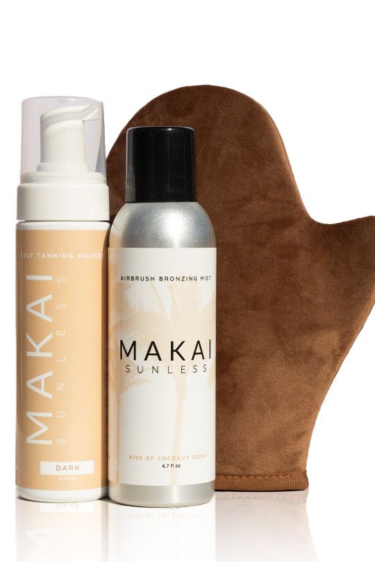 self tanning bundle set