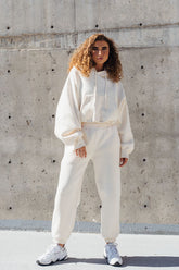 womens oversized cream lounge set