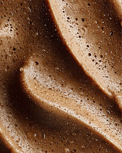 Close-up of medium self tanning mousse with a smooth texture