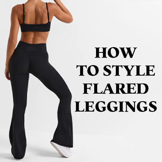 How to style flared leggings outfit guide