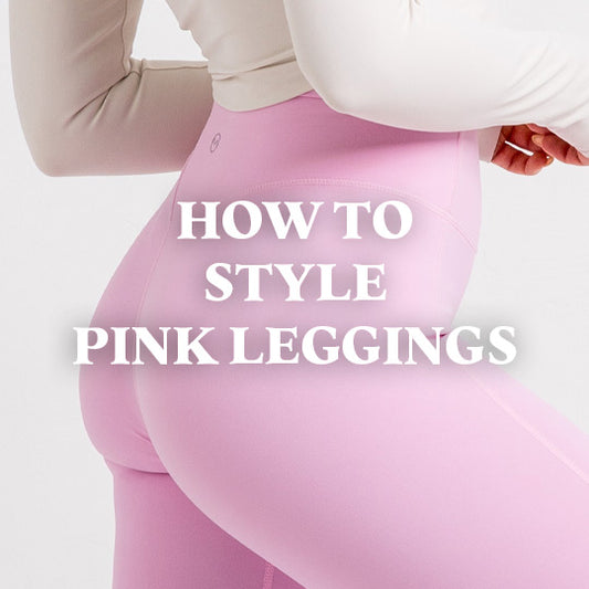 how to style pink leggings