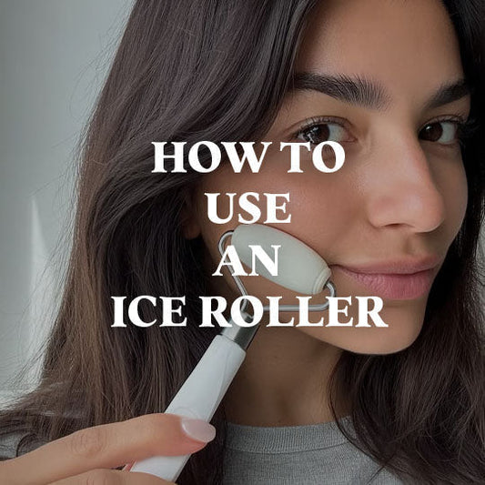 how to use an ice roller on your face