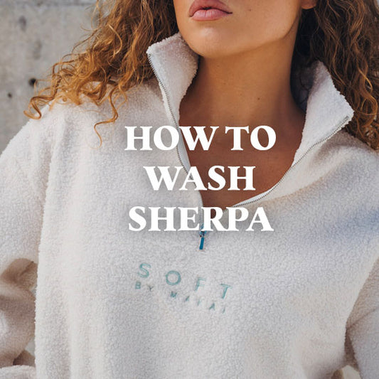 How to wash sherpa