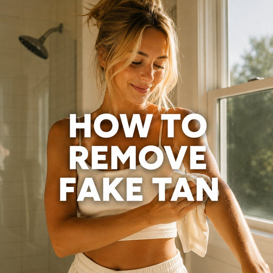 how to remove fake tan