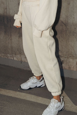 womens cream sweatpant