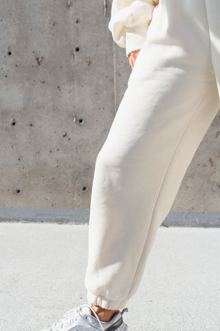 womens cream sweatpant