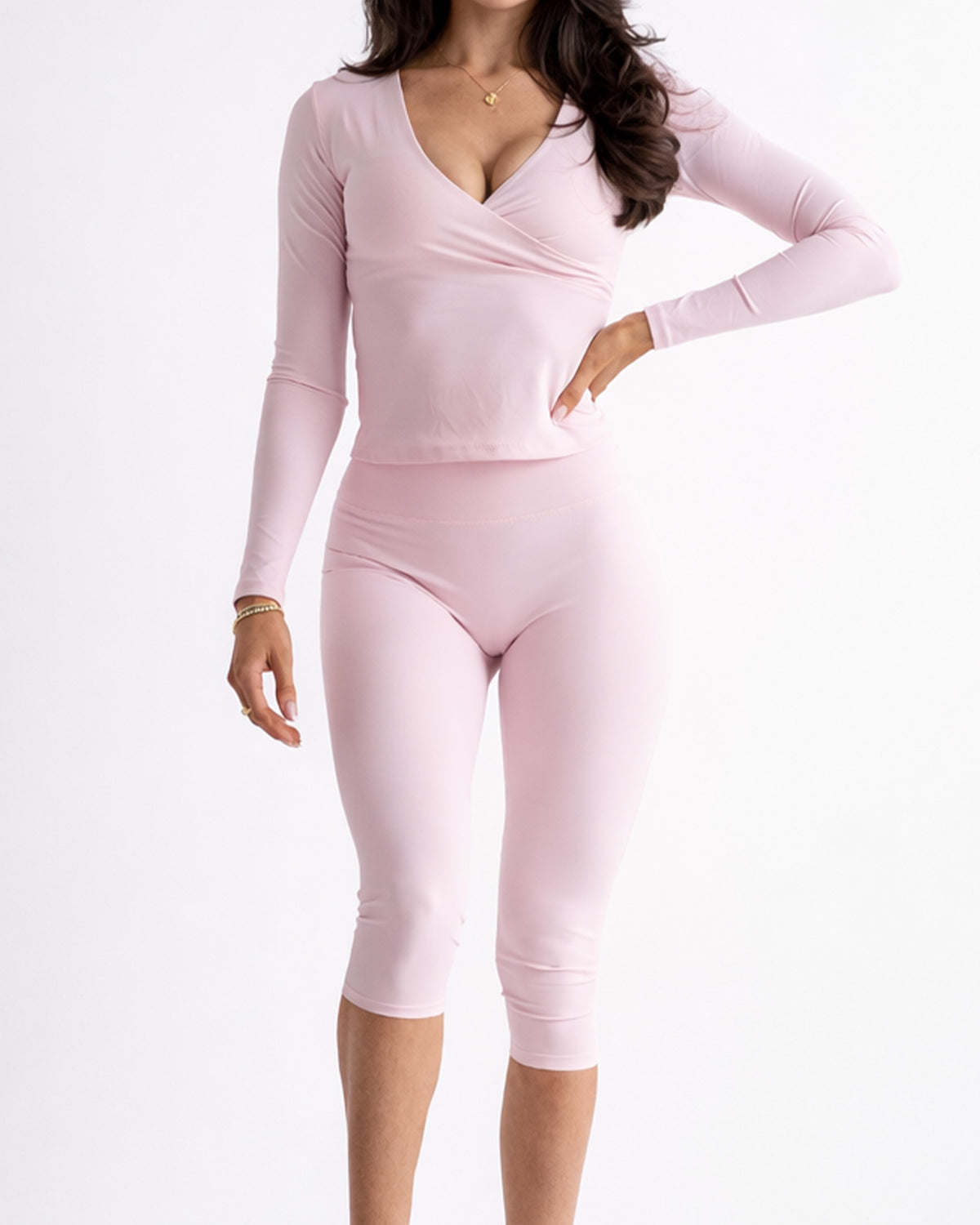 SoftSculpt Everyday Capri Legging | Petal Pink