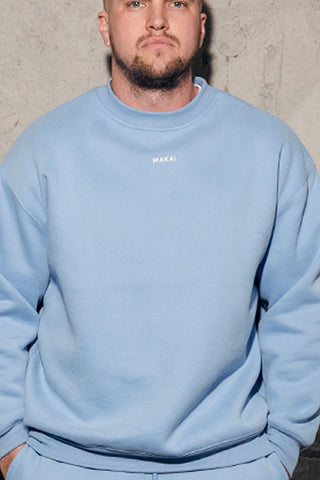 mens blue sweat short set