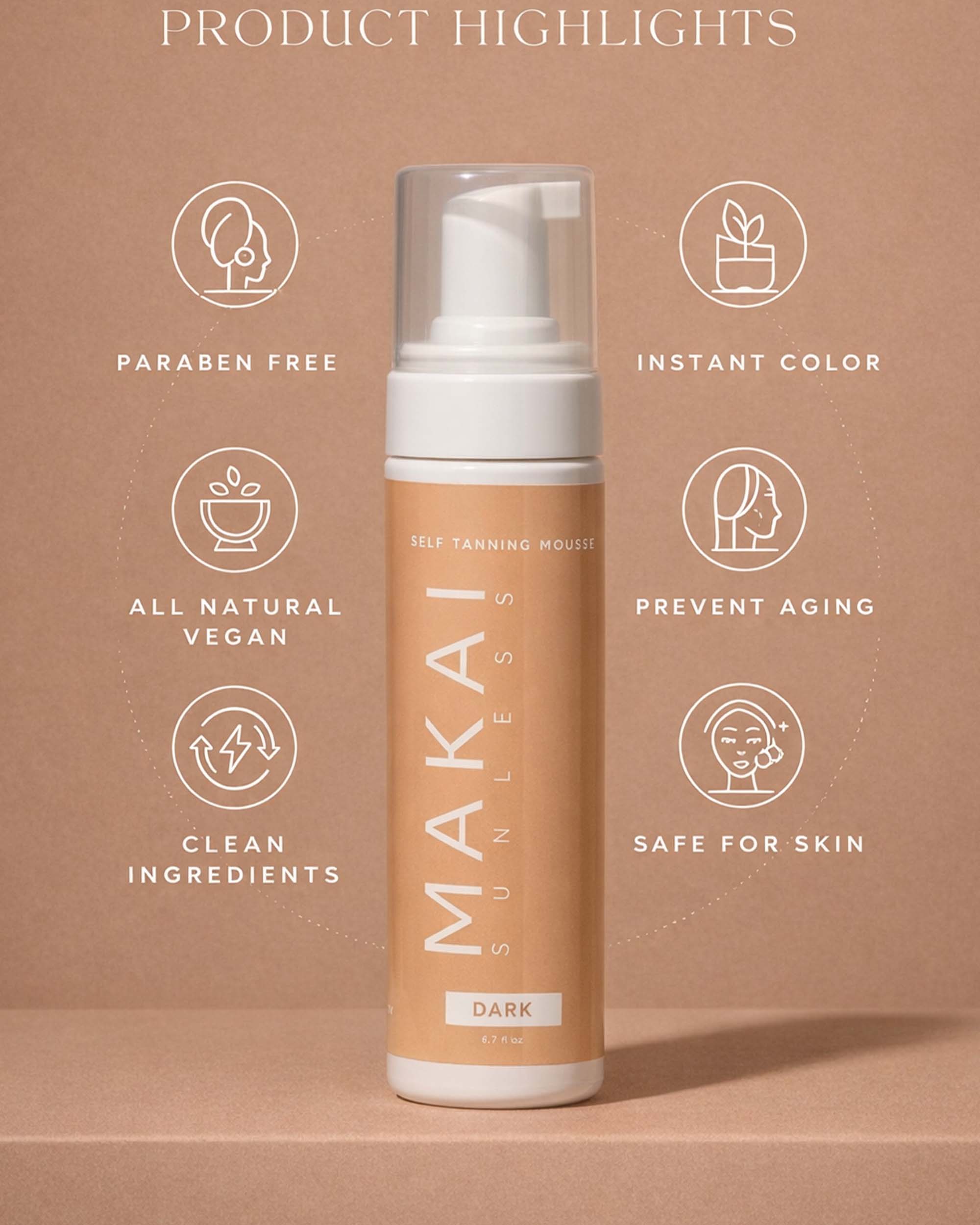 Dark Self-Tanning Mousse