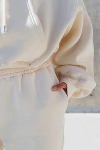 womens oversized cream lounge set