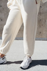 womens oversized cream lounge set