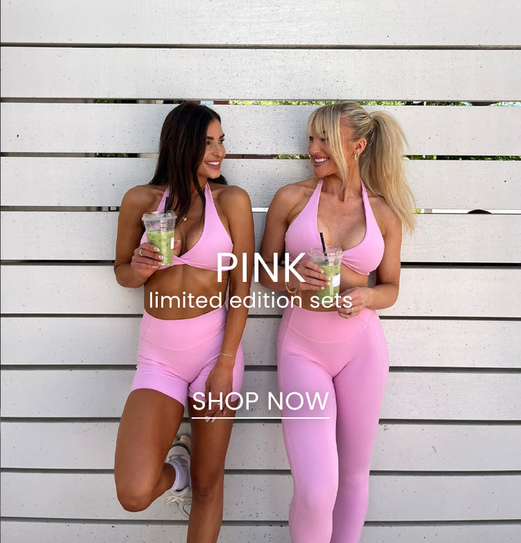 pink workout set