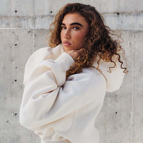 Soft Oversized Sweat Set | Cream